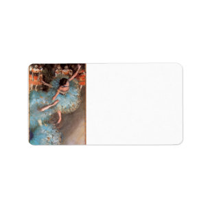 Étiquette Edgar Degas - les danseurs de verts