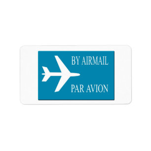 Étiquette Effet autocollant d'avion