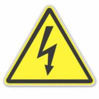 Étiquette électrique de choc électrique