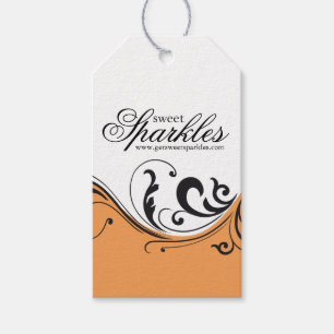 Étiquette élégante de coup de cadeau