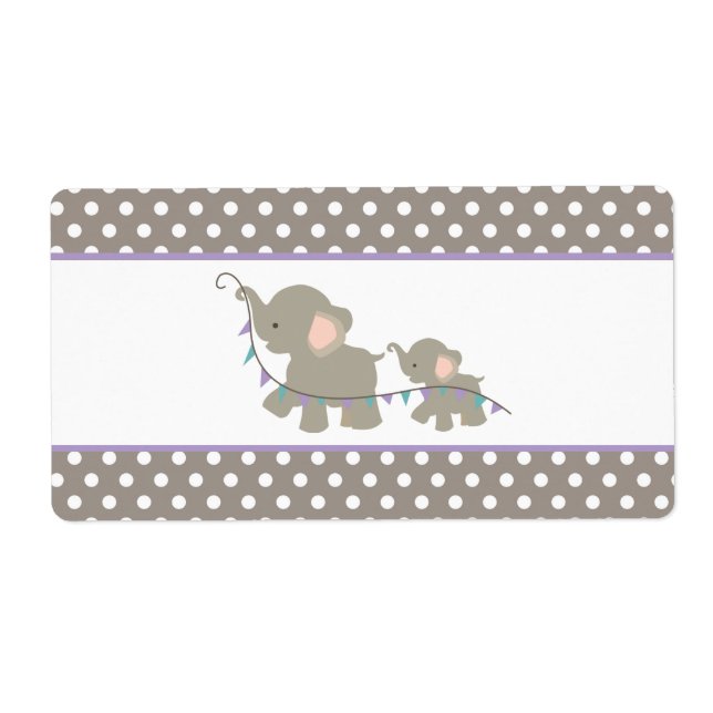 Étiquette Elephant Joy (Devant)