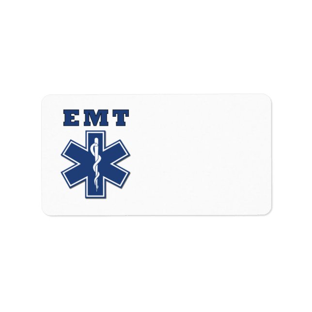 Étiquette EMT Star of Life (Devant)