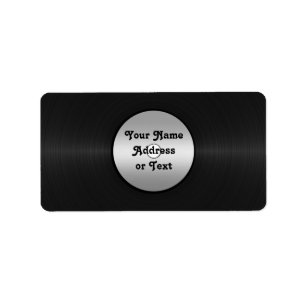 Étiquette Enregistrement LP Vinyl Look