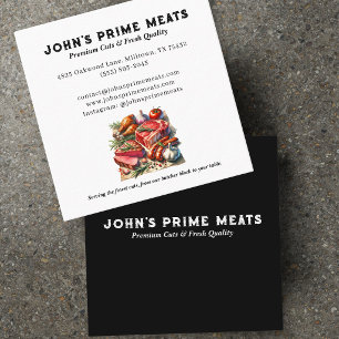 Étiquette et slogan de coupes de viande haut de ga