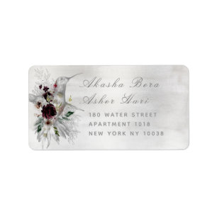 Étiquette Ethereal Love Wedding RSVP Return Enveloppe Étique
