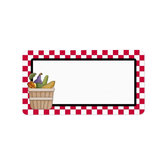 Étiquette Étiquette Canning (Devant)