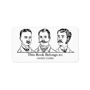 Étiquette Ex Libris - Trois hommes v1