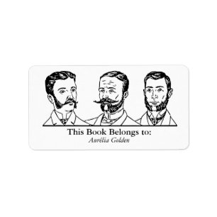 Étiquette Ex Libris - Trois hommes v3