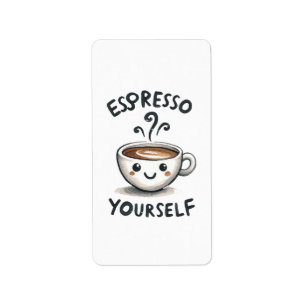Étiquette Exprimez-vous café