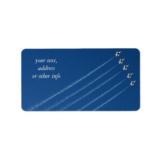 Étiquette F-16 Thunderbirds Cinq Formation