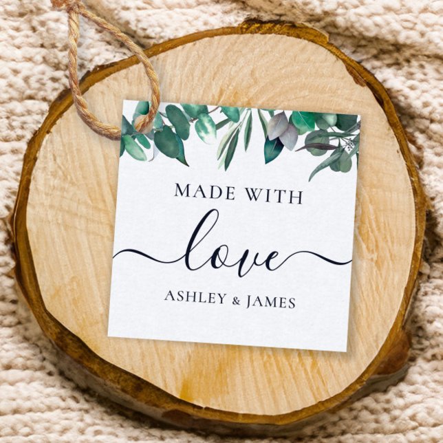 Étiquette Fabriquée Avec Amour, Étiquette de Cadea (Créateur téléchargé)