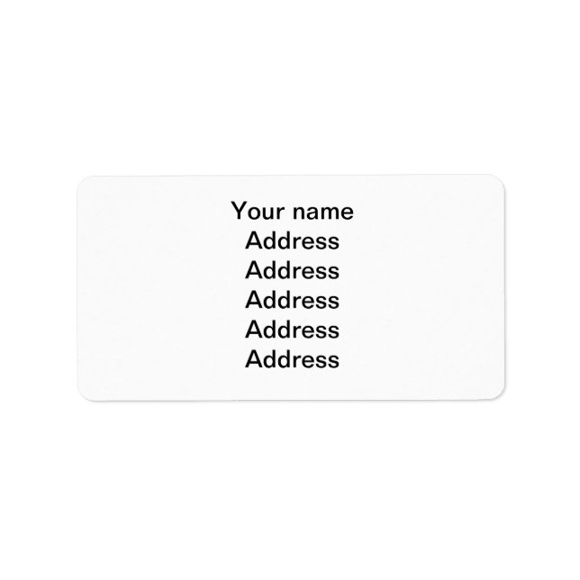 Étiquette Faites votre propre personnalisation personnalisée (Devant)