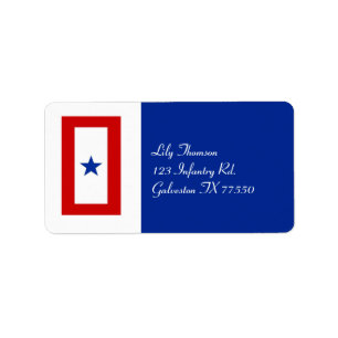 Étiquette Famille militaire Blue Star