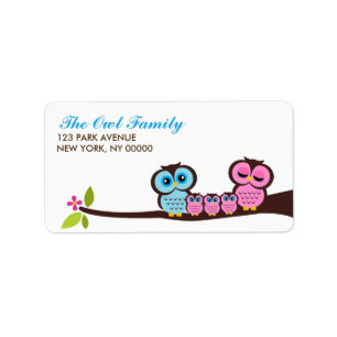 Étiquette Famille Owl