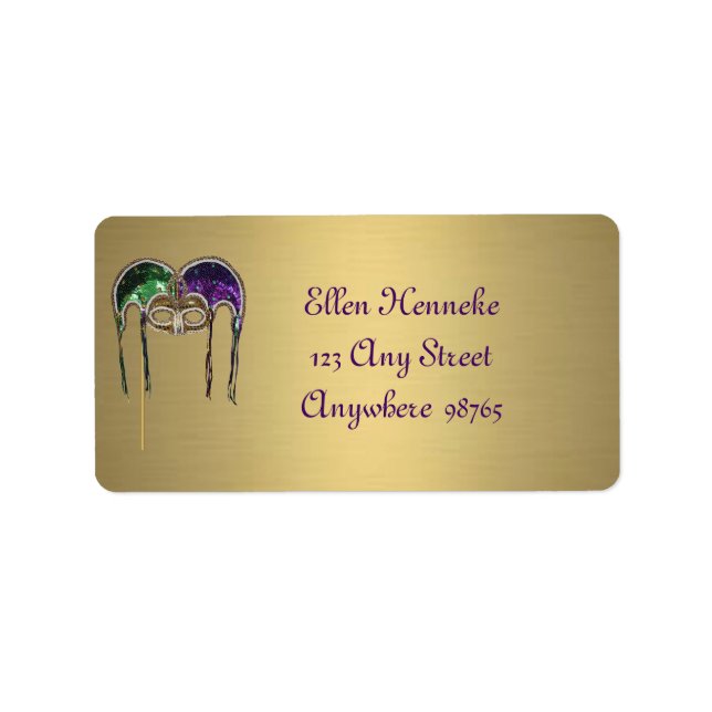 Étiquette Fête Spectaculaire (Devant)