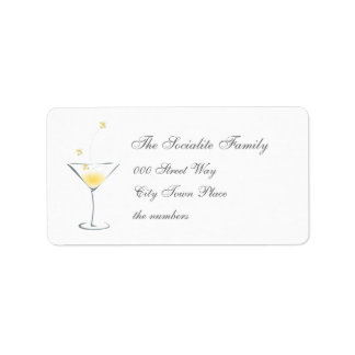 Étiquette Firefly Martini