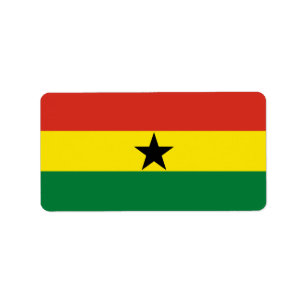 Étiquette Flag du Ghana