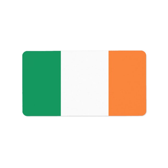 Étiquette Flag of Ireland (Devant)