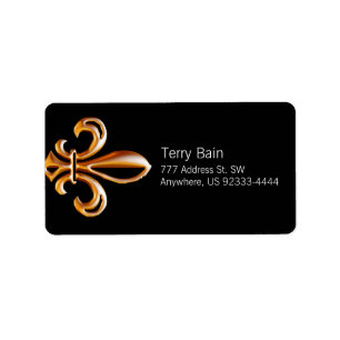 Étiquette Fleur de Lis