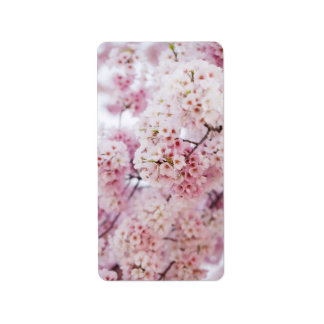 Étiquette Fleurs de cerisiers