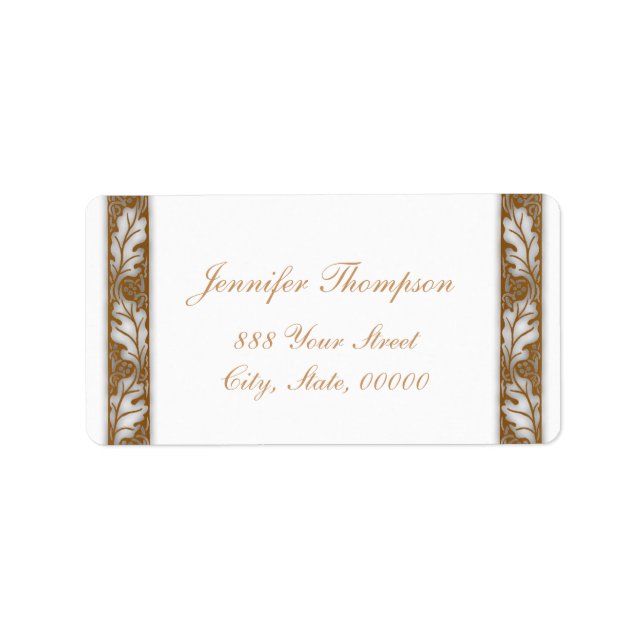 Étiquette Floral Designs par William Morris - Address Labels (Devant)