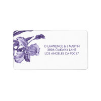 Floral d'Iris pourpre