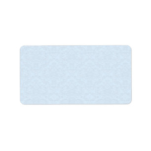 Étiquette Floral gris sur l'arrière - plan bleu-clair