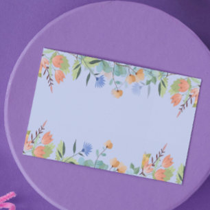 Étiquette Floral périphérique