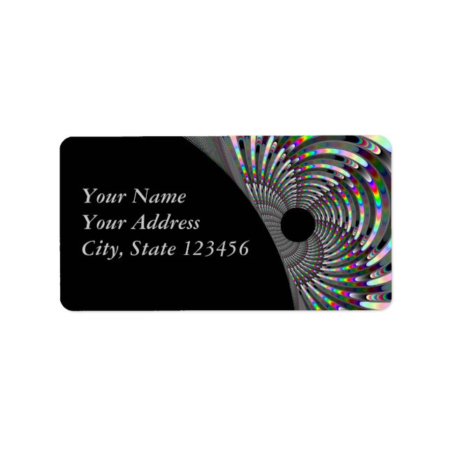 Étiquette Fractage Art déco (Devant)