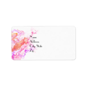 Étiquette Fumée Abstraite