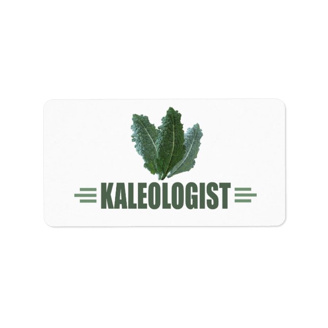 Étiquette Funny Kale (Devant)