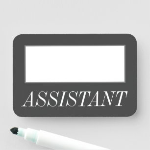 Étiquette Glamour, Luxueux "ASSISTANT"