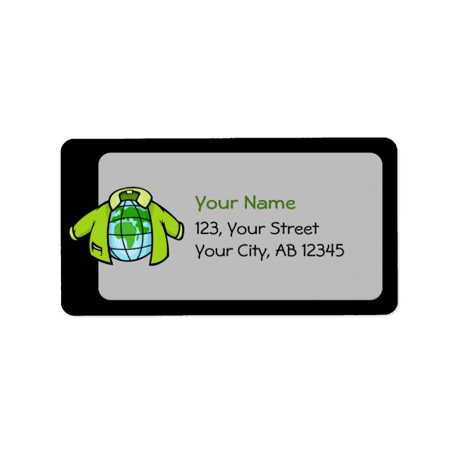 Étiquette Globe jacket (Devant)