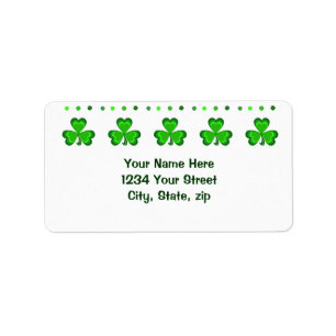 Étiquette Gloire shamrock