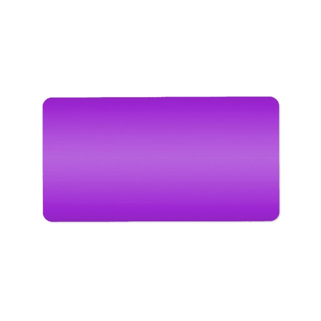 Étiquette Gradient violet foncé et clair - Modèle violet (Devant)