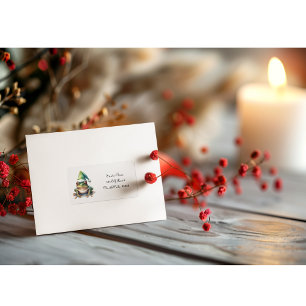 Étiquette Grenouille de Noël, coutume
