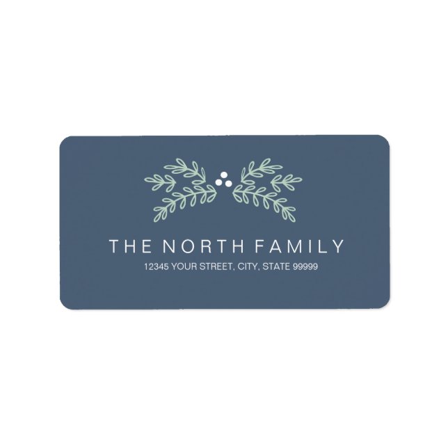 Étiquette Guirlande de Noël Magique ID441 (Devant)