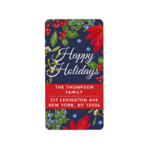 Happy Holidays ・ Botanical Winter Plants Bright