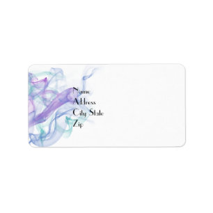 Étiquette Haze violet Abstrait