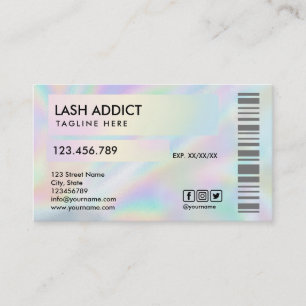 étiquette holographe holographe tendance emballage