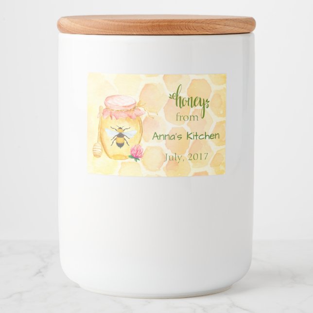 Étiquette Honey Canning (Devant)