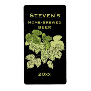 Étiquette Hops Home-Brew