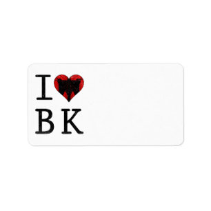 Étiquette I Love Brooklyn, BK New York