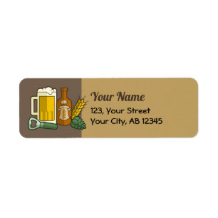 Étiquette Icônes de bière