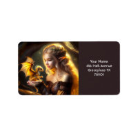 Imaginaire Bébé mignon Jaune Dragon