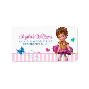 Étiquette Invitation d'anniversaire pour fille de Fancy Nanc