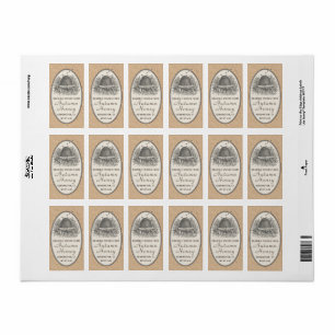 Étiquette Ivory Honey Adresse ou taille de livraison Étiquet