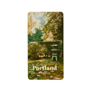 Étiquette Jardin Japonais, Portland, Oregon Souvenir