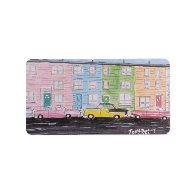 Étiquette jelly bean row classiques cars Saint Johns NL (Devant)