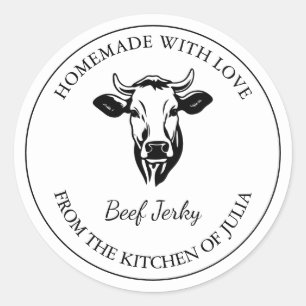 Étiquette Jerky Beef fait maison